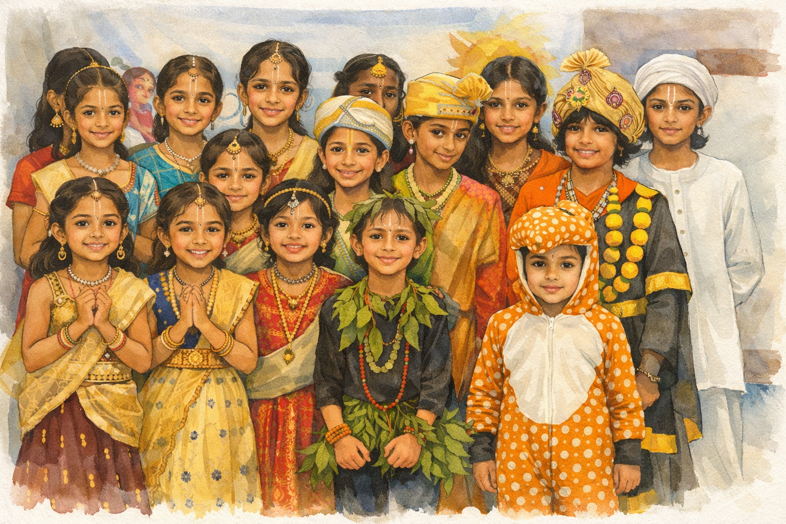 BPSS children in cultural costumes